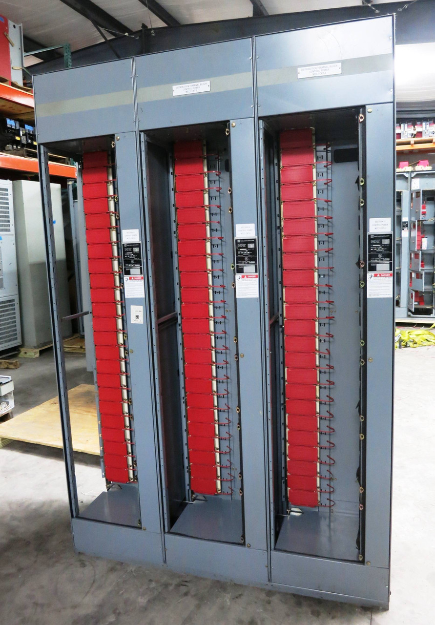 Square D Model 6 800/300 Amp 480V MCC Motor Control Center 3x